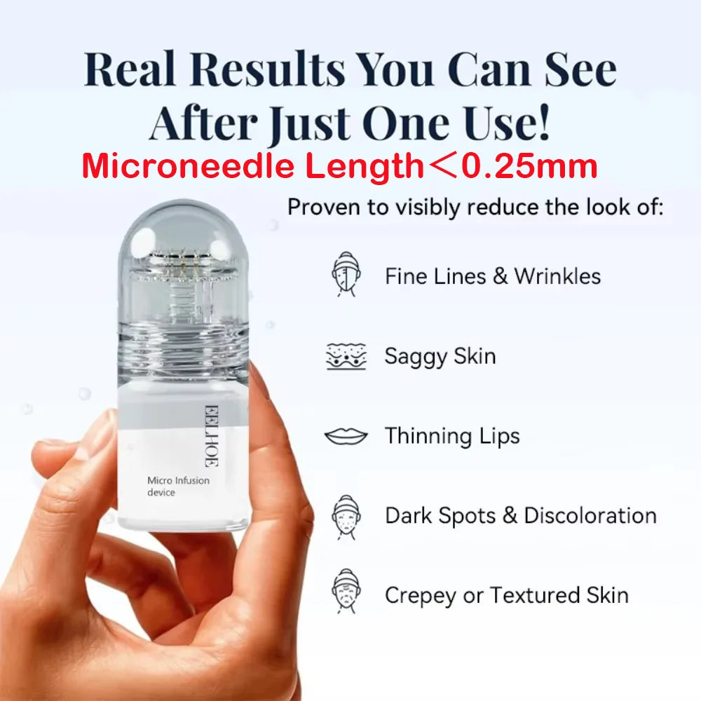 Hyaluronic Acid Facial Kit Hydrating Serum Roller Delicate Firming Facial Skin Smoothing Nourishing Skin Daily Care Essence Set
